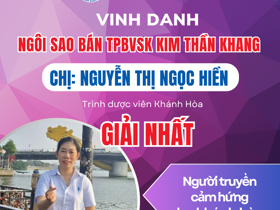 Vinh danh "chiến binh xuất sắc" bán Thực phẩm bảo vệ sức khỏe Kim Thần Khang tháng 5/2025